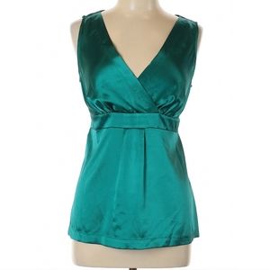 constance marie green top with underbust tie size large